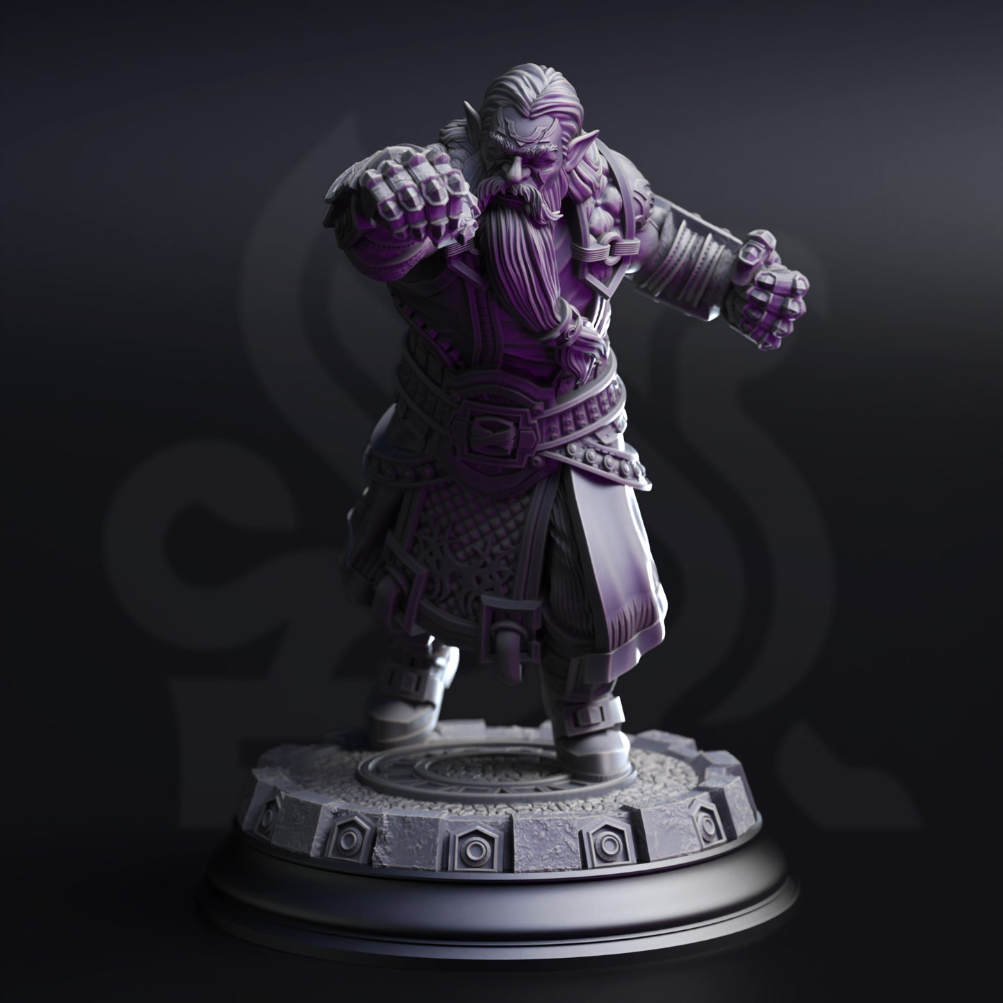 Dark Dwarf Monk - Gruthdin