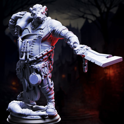 Half-orc Vampire chef - With Pig mask