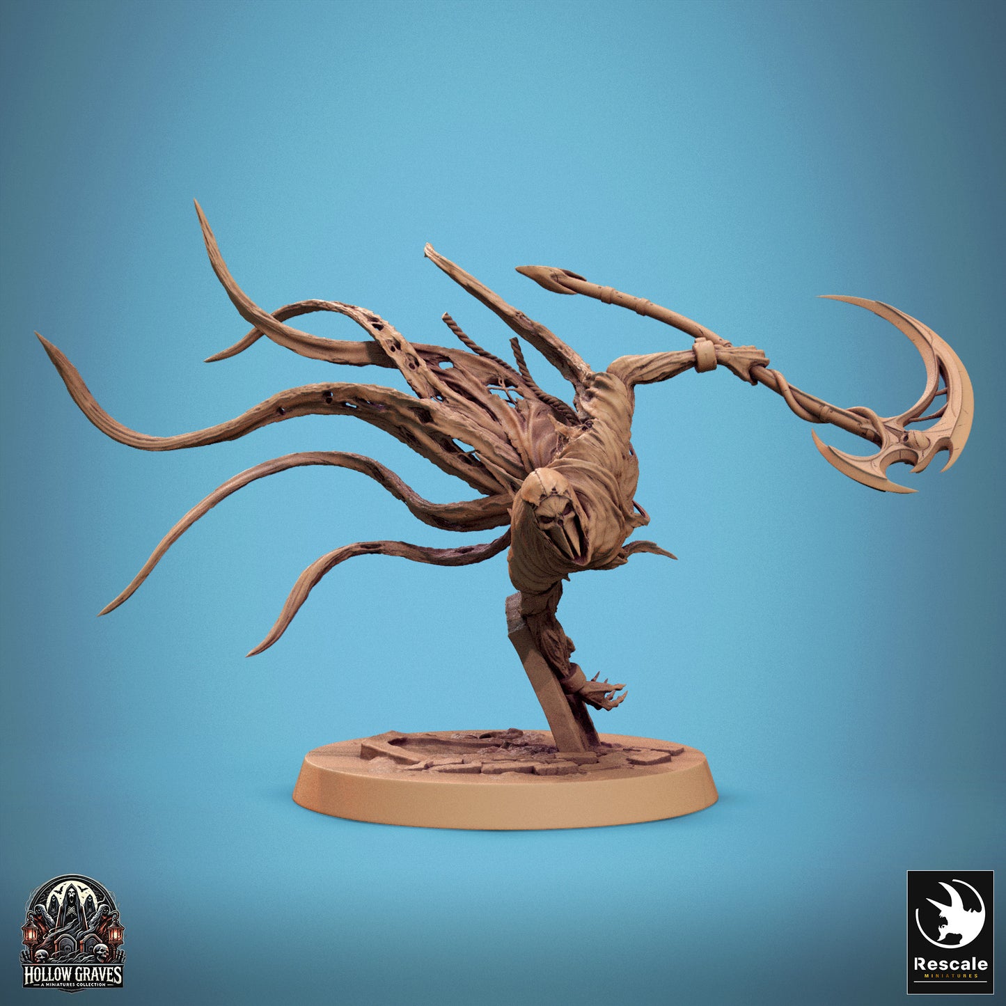 Masked Ghost - Flying -Scythe - sky