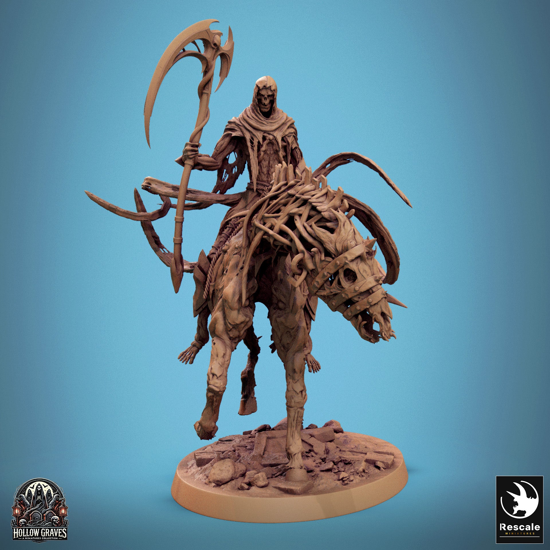 Wraith Cavalier - Resting – Resin Reborne