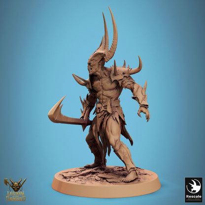 Horned Undead Demon Berserker - Blade - stand