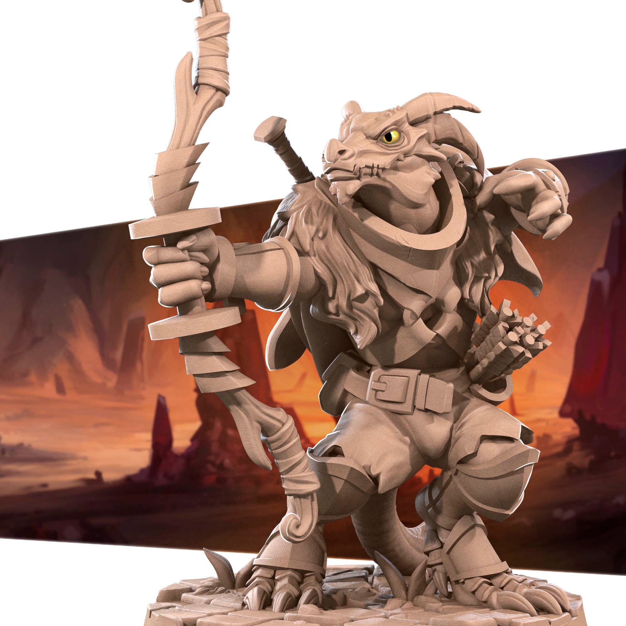 Ranger - DnD Kobold – Resin Reborne
