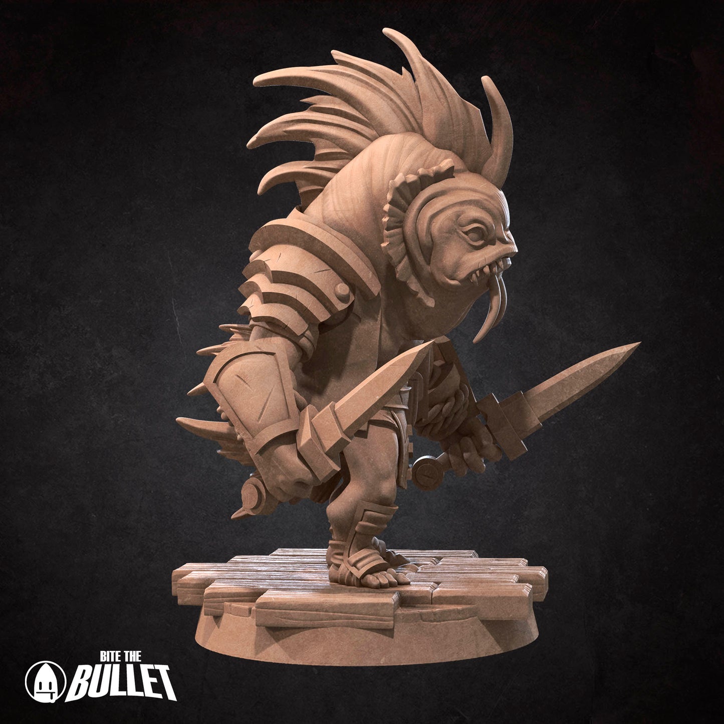 Dagger-Wielding Locathah Bandit