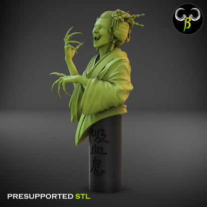 CB - Eastern ancient Vampire - Female Bust