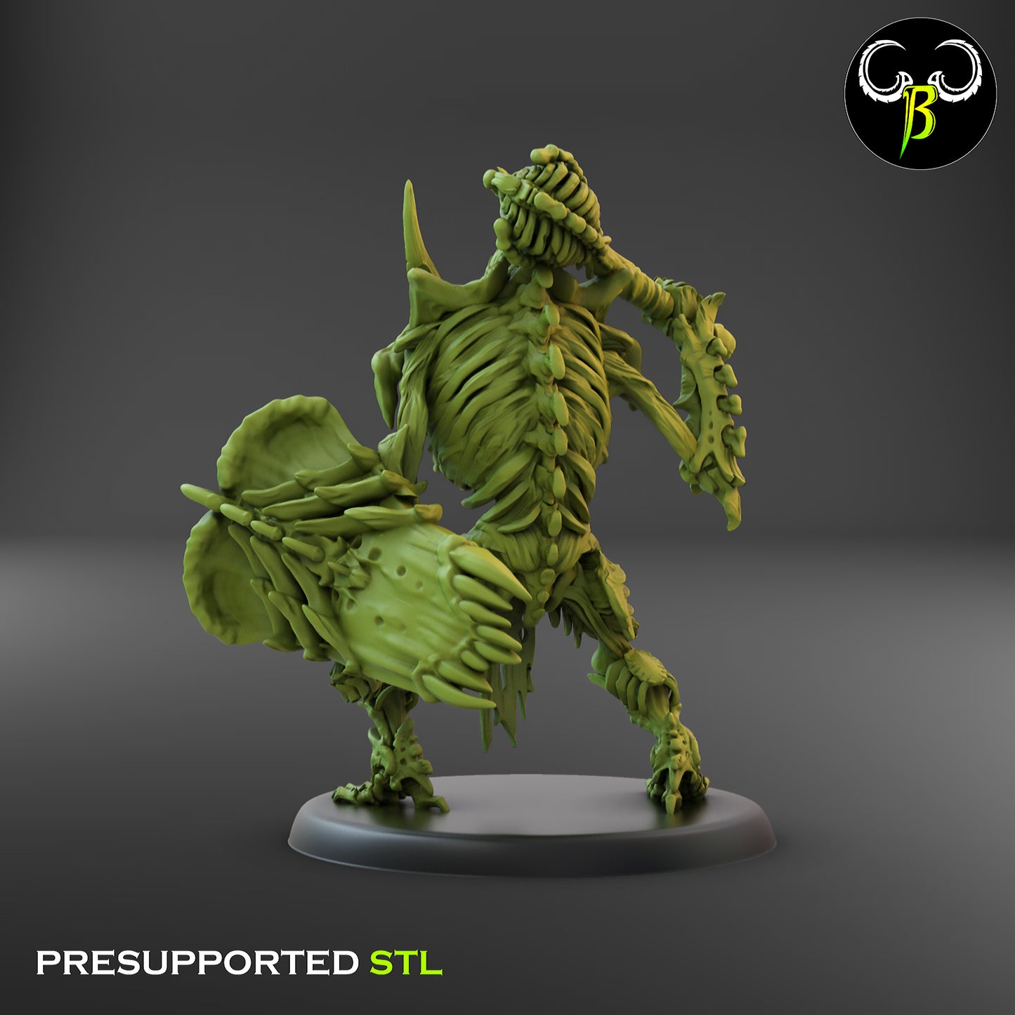 CB Marrow Knights - Marrow Construct - Bone Golem - Shield 6