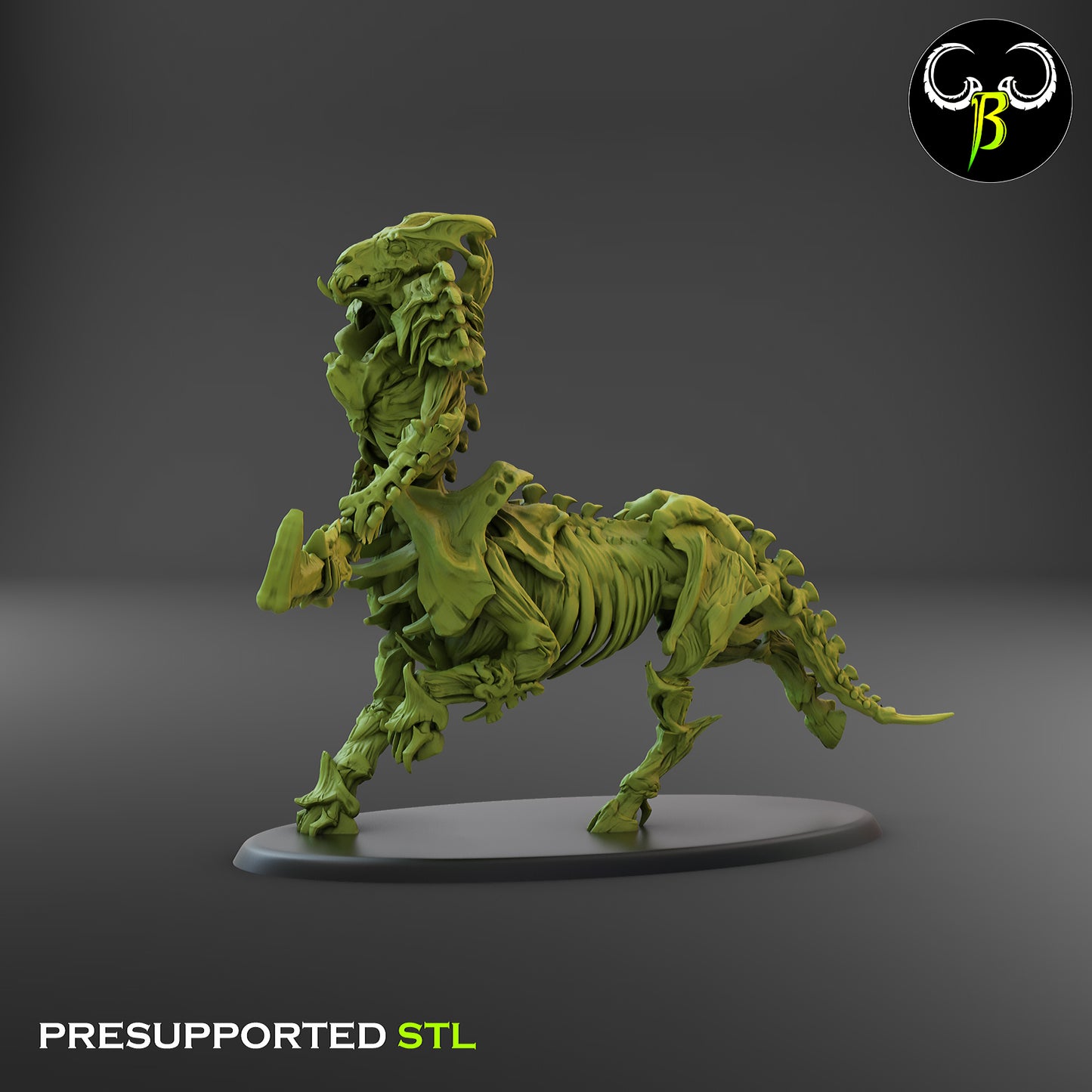 CB Marrow Knights - Undead Centaur Skeleton - Lance - Sprint 2