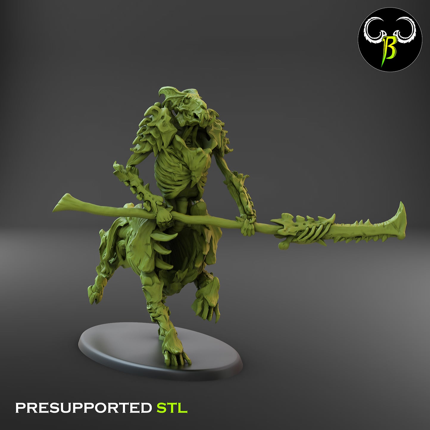 CB Marrow Knights - Undead Centaur Skeleton - Lance - Sprint 2