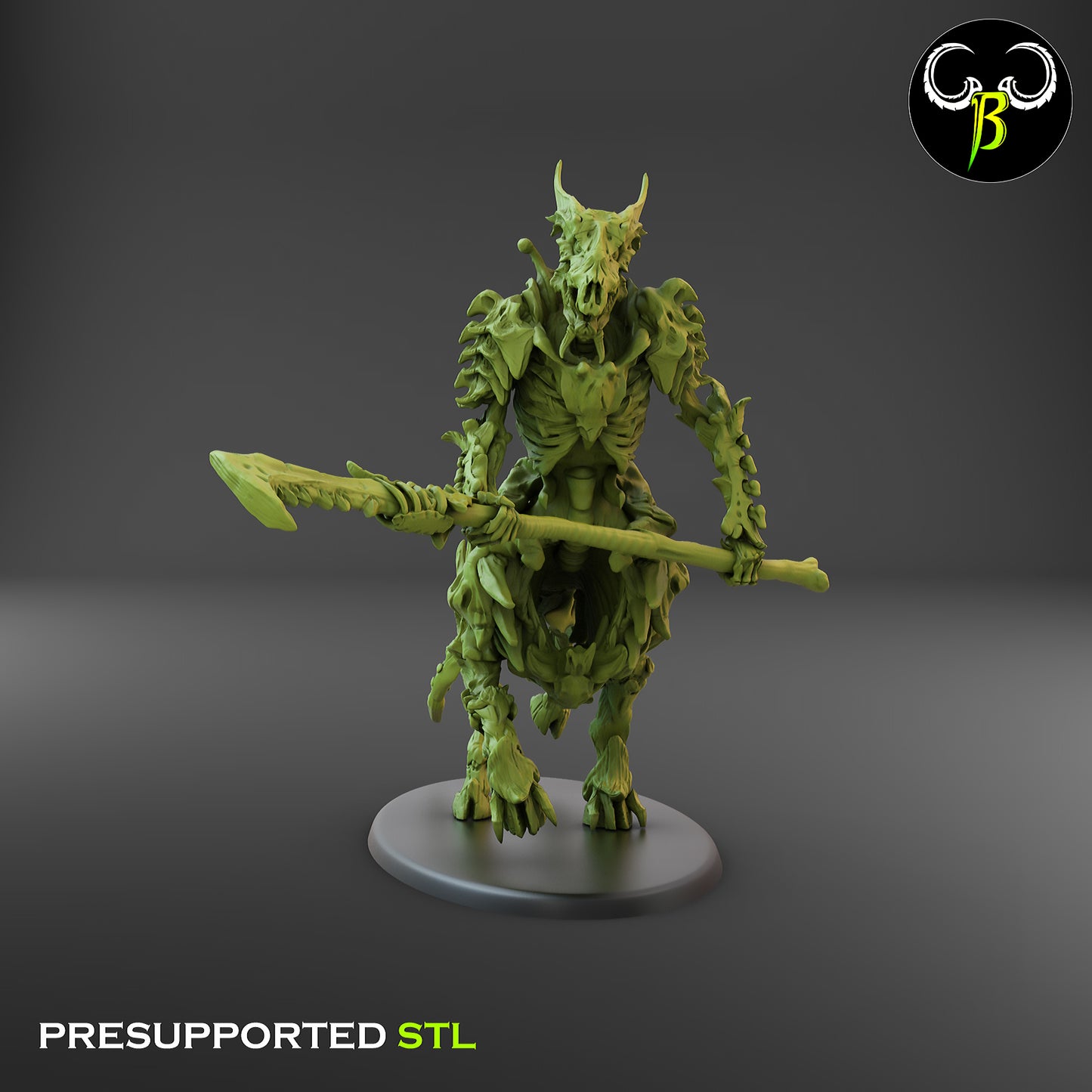 CB Marrow Knights - Undead Centaur Skeleton -Lance - Walk