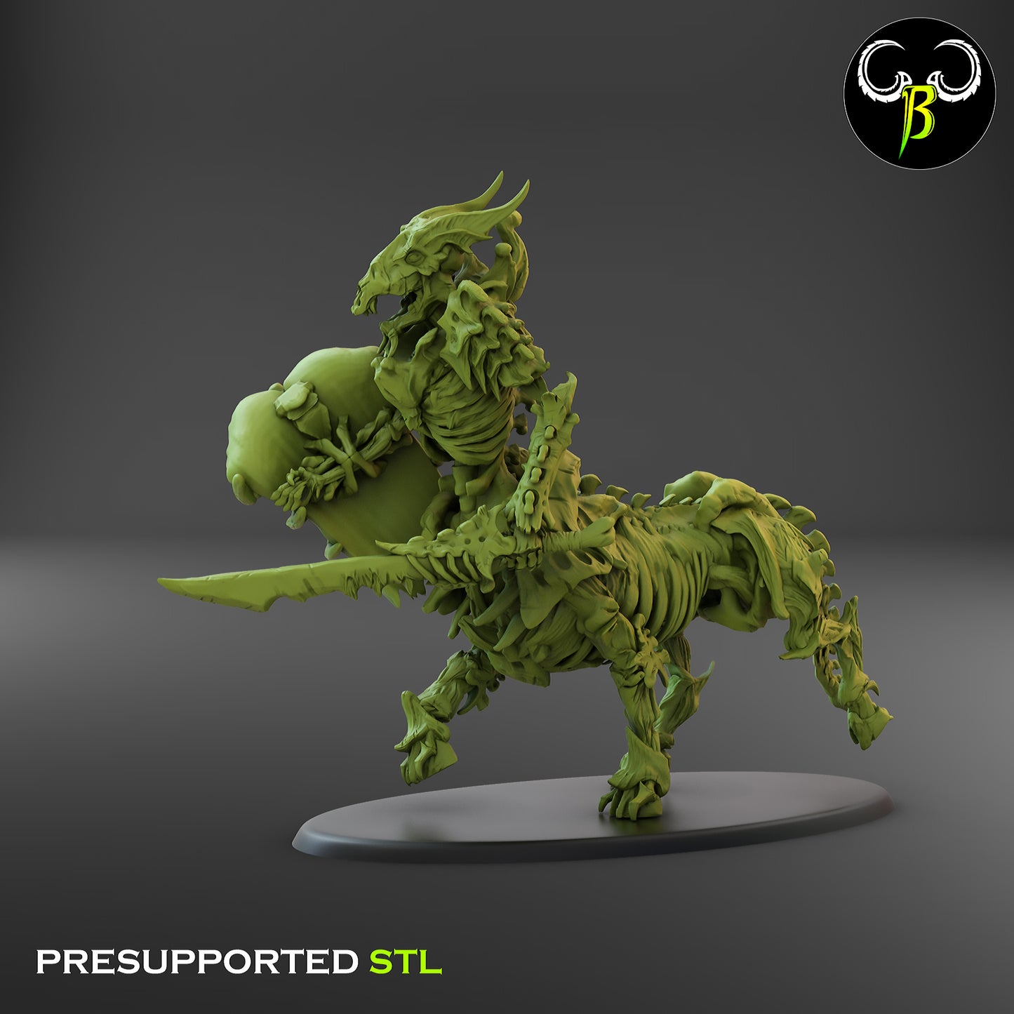 CB Marrow Knights - Sword and Sheild - Undead Centaur Skeleton - Walk 6