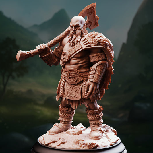 Orzei - Dwarf Barbarian