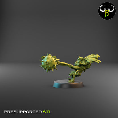 Tiki Warrior Flail Squad