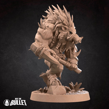 Spine Boar Warrior at Arms