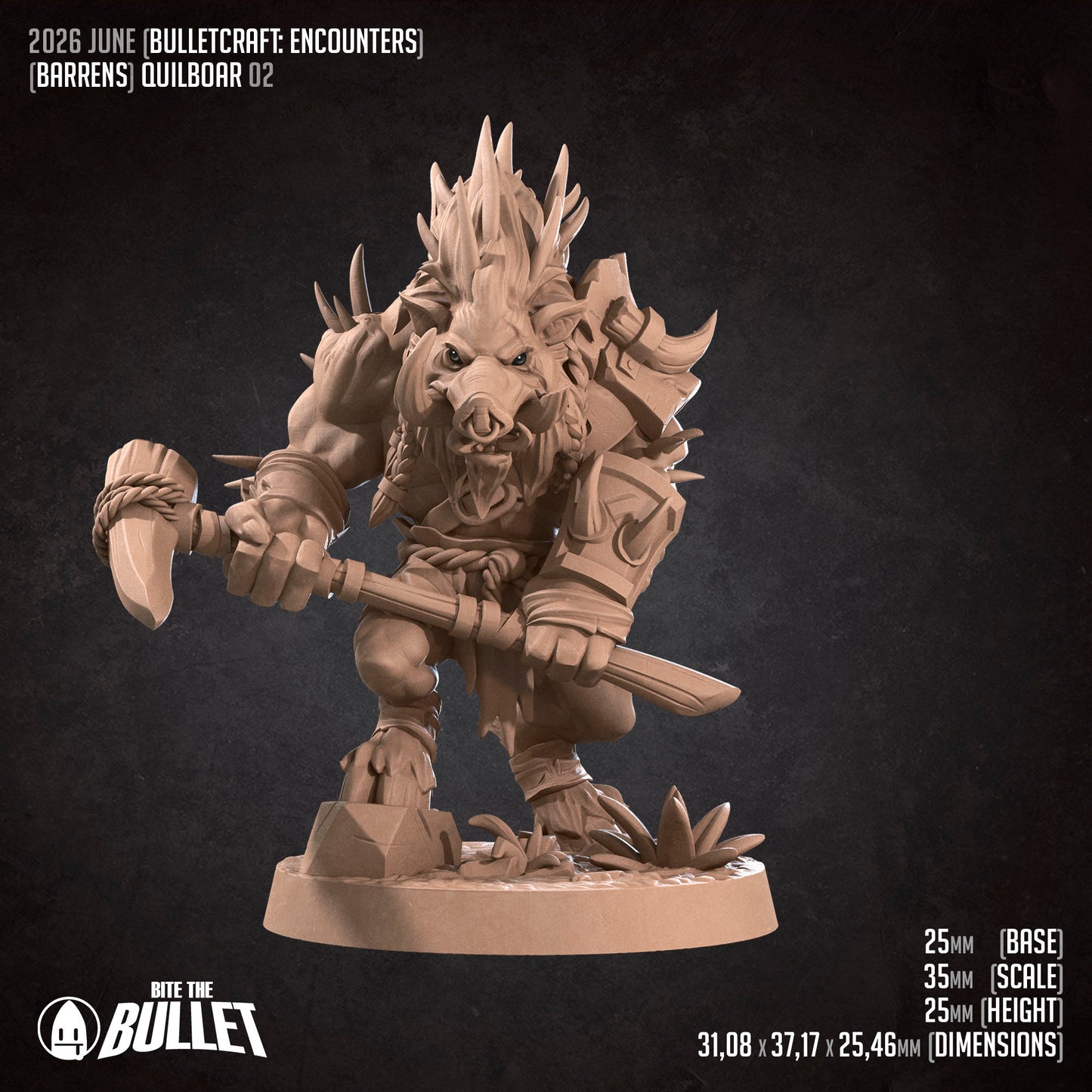 Spine Boar Warrior at Arms