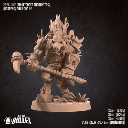 Spine Boar Warrior at Arms