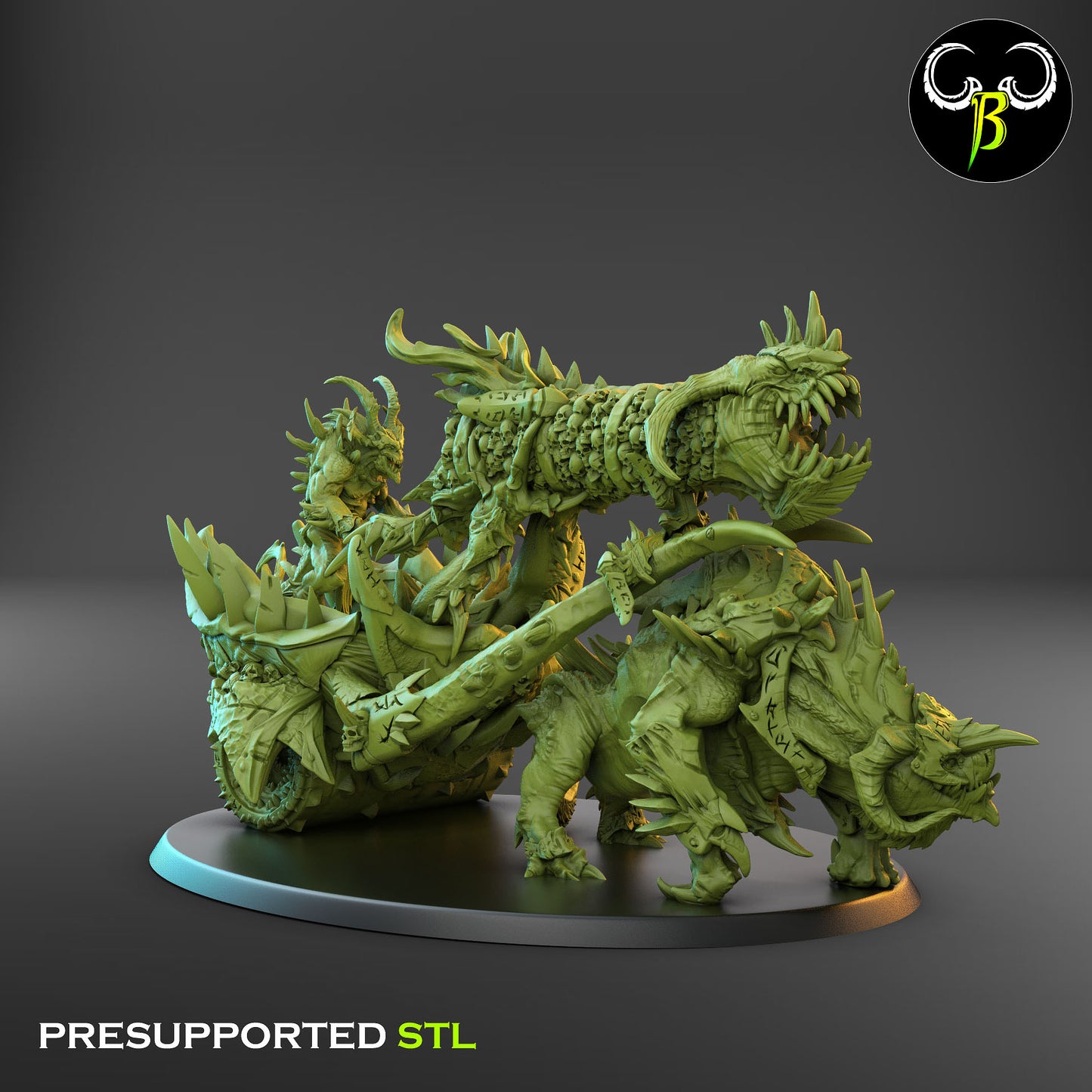 Raging Chariot - Demon Gorebreaker with Cannon