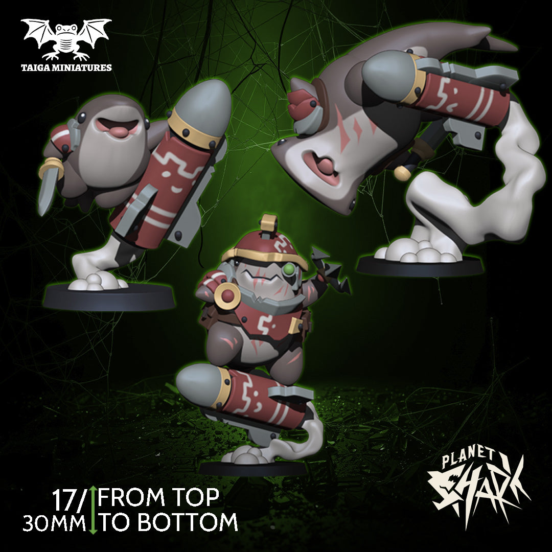 Rocket Sharks 3 Pack