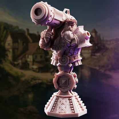 Rook the Dwarven Cannoneer - Bust