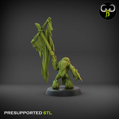 CB - Rune Trog Bannerman - Ogre Tribe