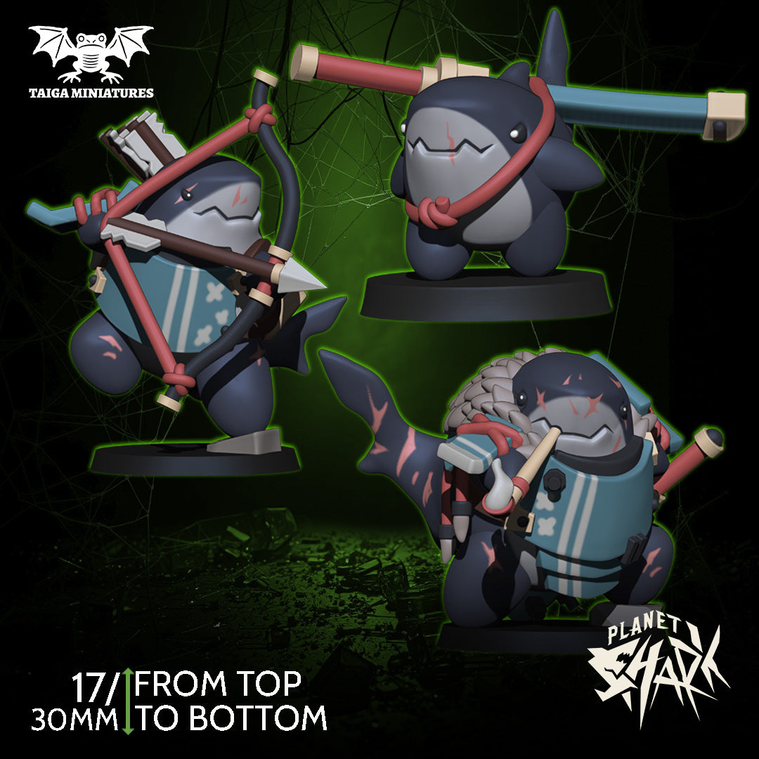 Samurai Sharks 3 Pack