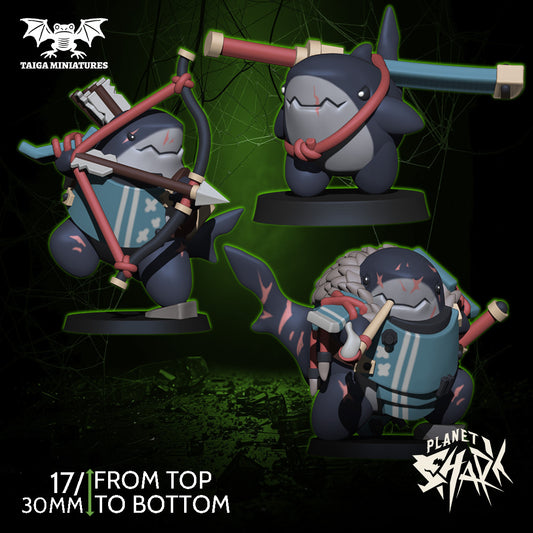 Samurai Sharks 3 Pack