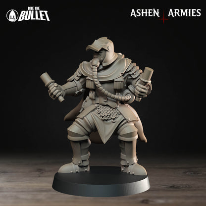 Ashen Armies: Sanctified Legion - Shocktrooper 1 - Grenade (or Flashlight) Man