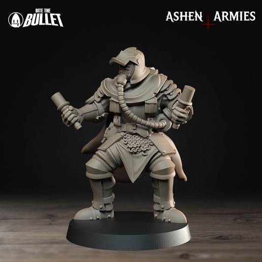 Ashen Armies: Sanctified Legion - Shocktrooper 1 - Grenade (or Flashlight) Man