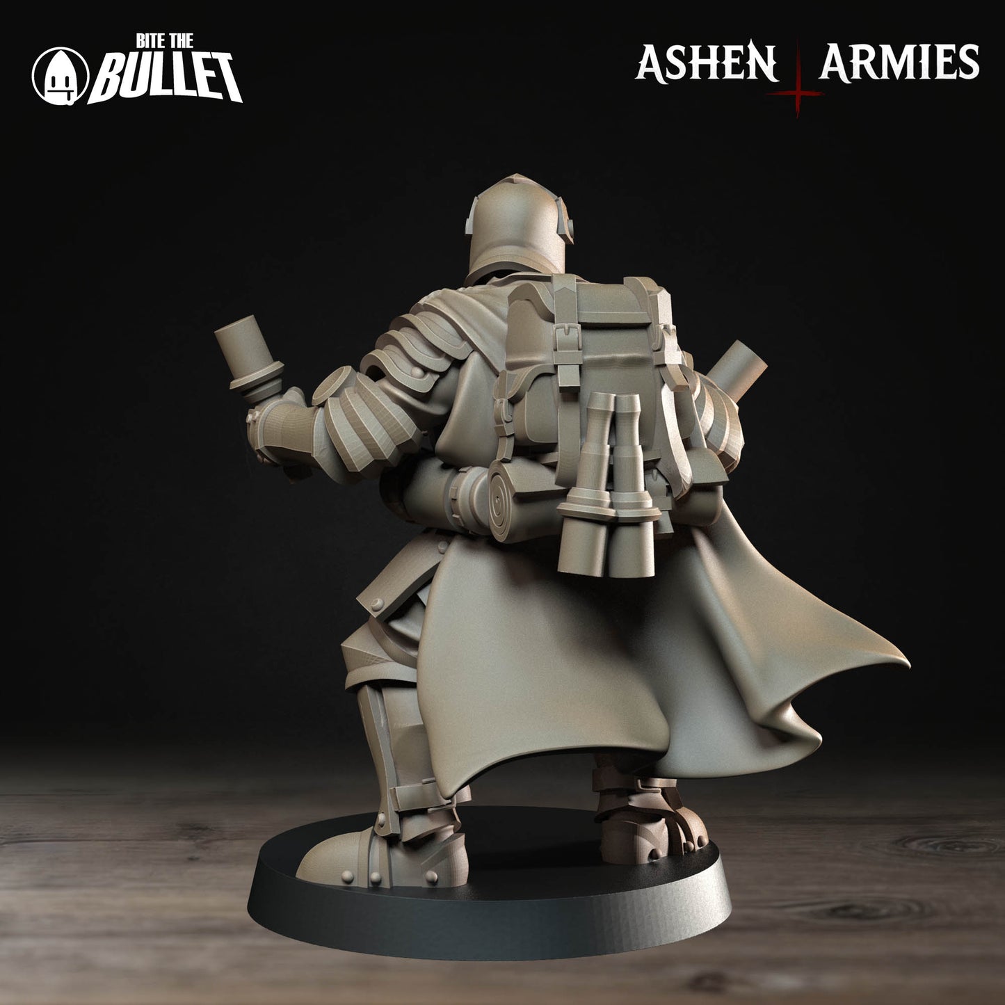 Ashen Armies: Sanctified Legion - Shocktrooper 1 - Grenade (or Flashlight) Man