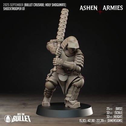 Ashen Armies: Holy Shogunate - Kanabo Shock Trooper - 1