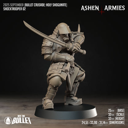 Ashen Armies: Holy Shogunate - Shock Trooper Pack