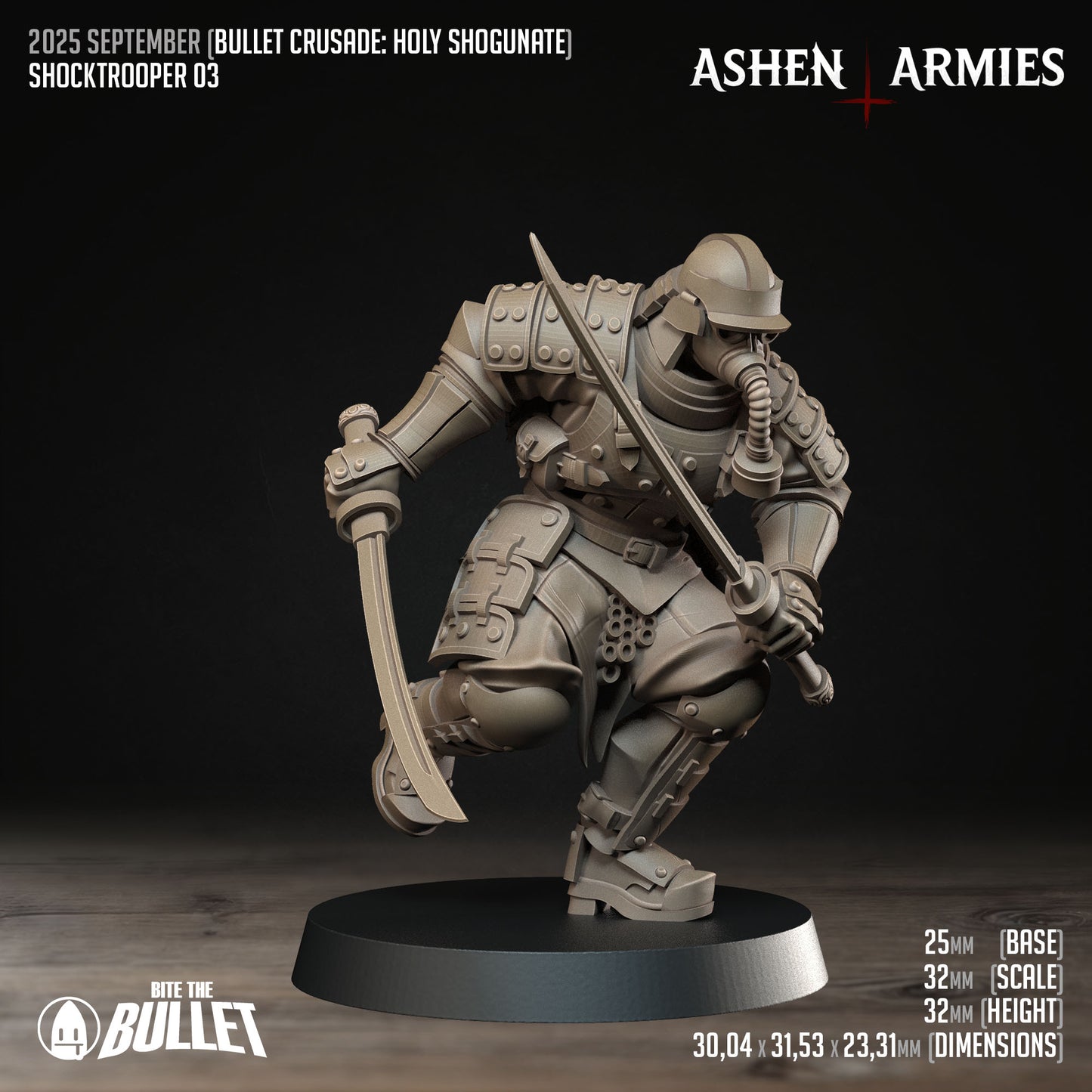 Ashen Armies: Holy Shogunate - Katana Shock Trooper - 3