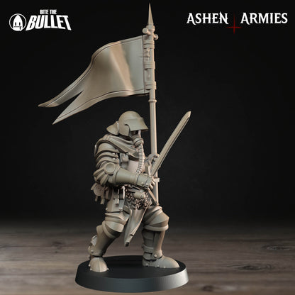 Ashen Armies: Sanctified Legion - Shocktroopers 4 - Flag Bearer