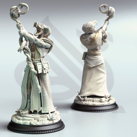 Yuan-ti - Serpent folk Warlock - Snake cultist