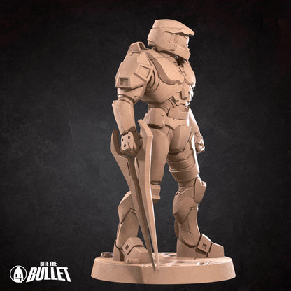 Spartan Warrior with Energy Sword