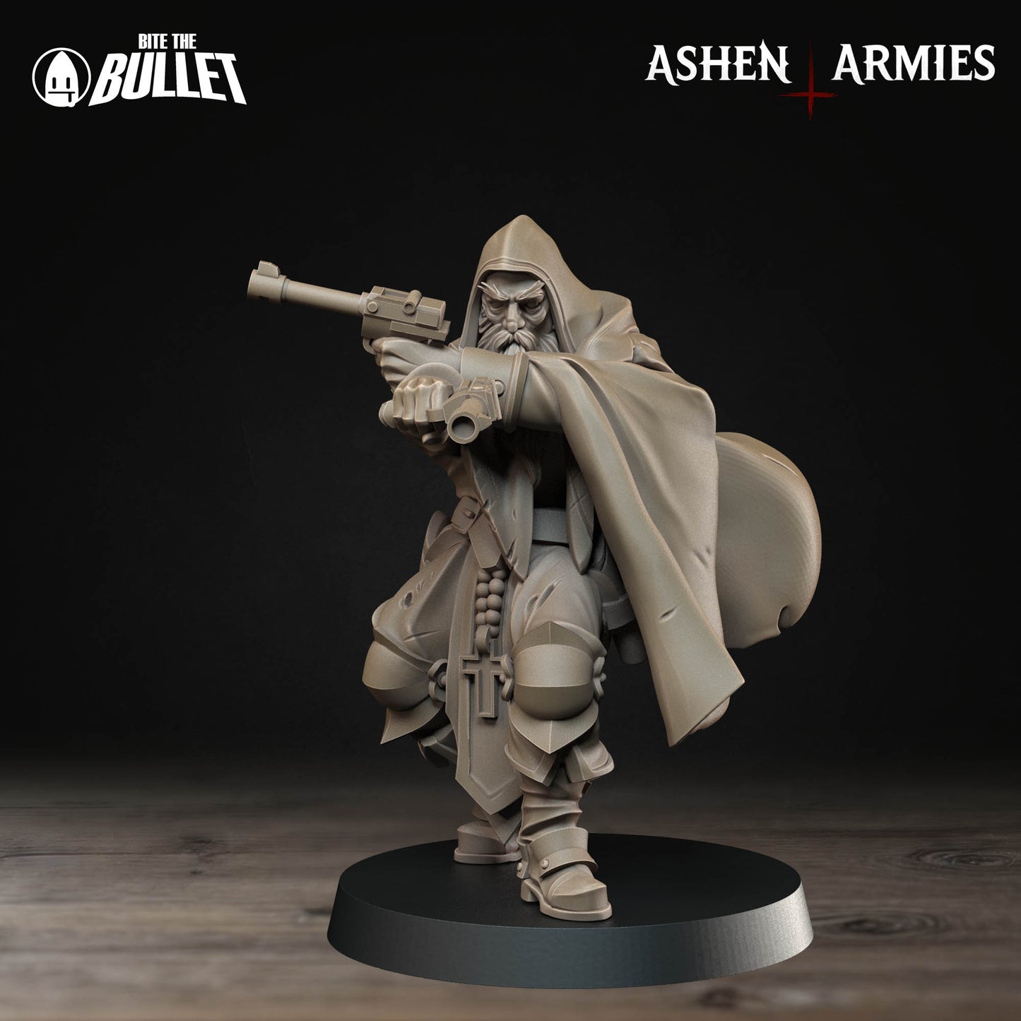 Ashen Armies: Sanctified Legion - Sniper Priest, Pistol