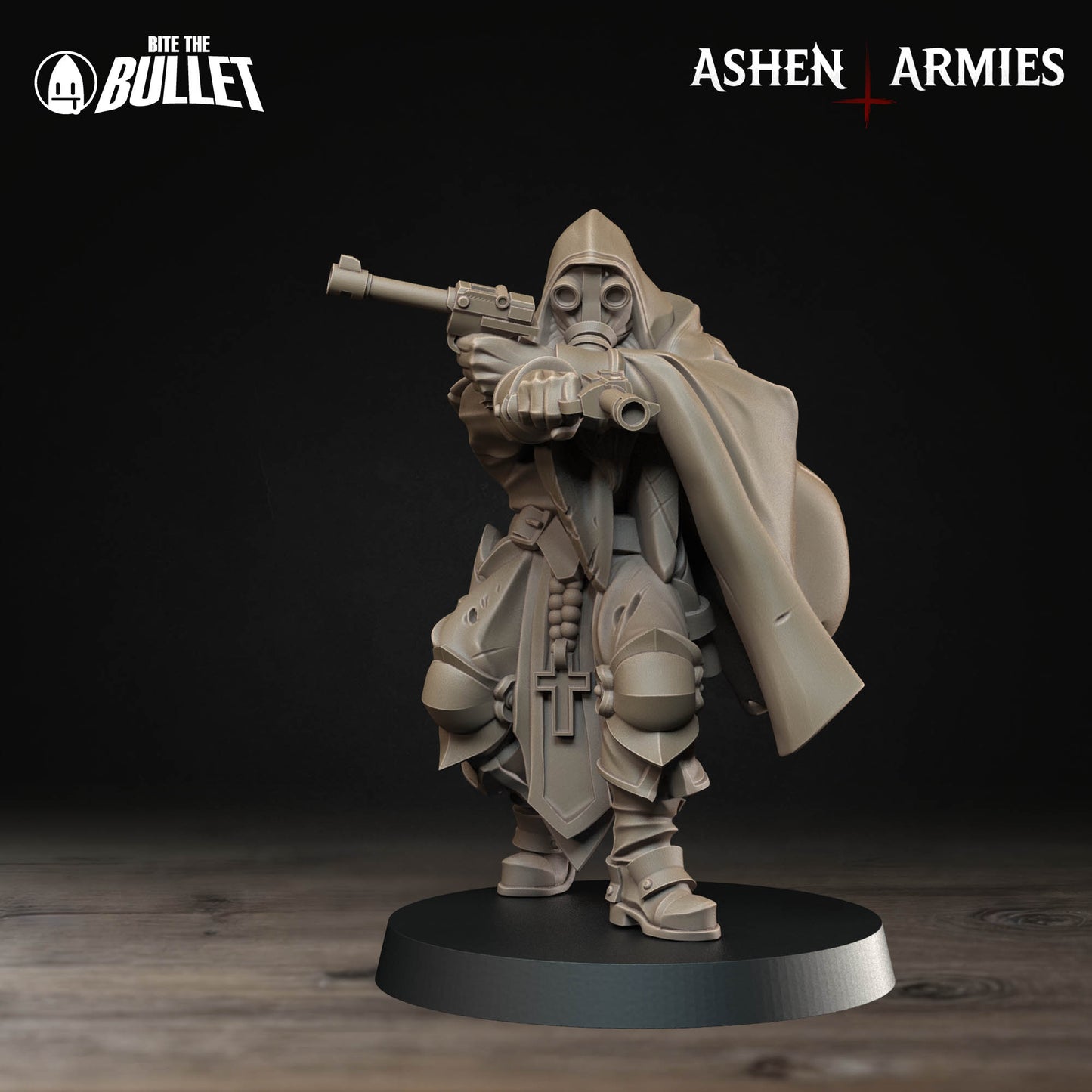 Ashen Armies: Sanctified Legion - Sniper Priest, Pistol