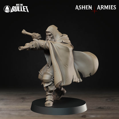 Ashen Armies: Sanctified Legion - Sniper Priest, Pistol