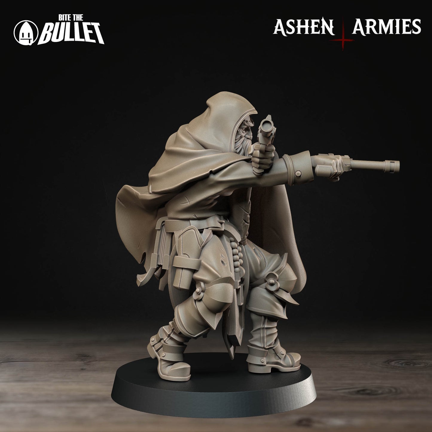 Ashen Armies: Sanctified Legion - Sniper Priest, Pistol