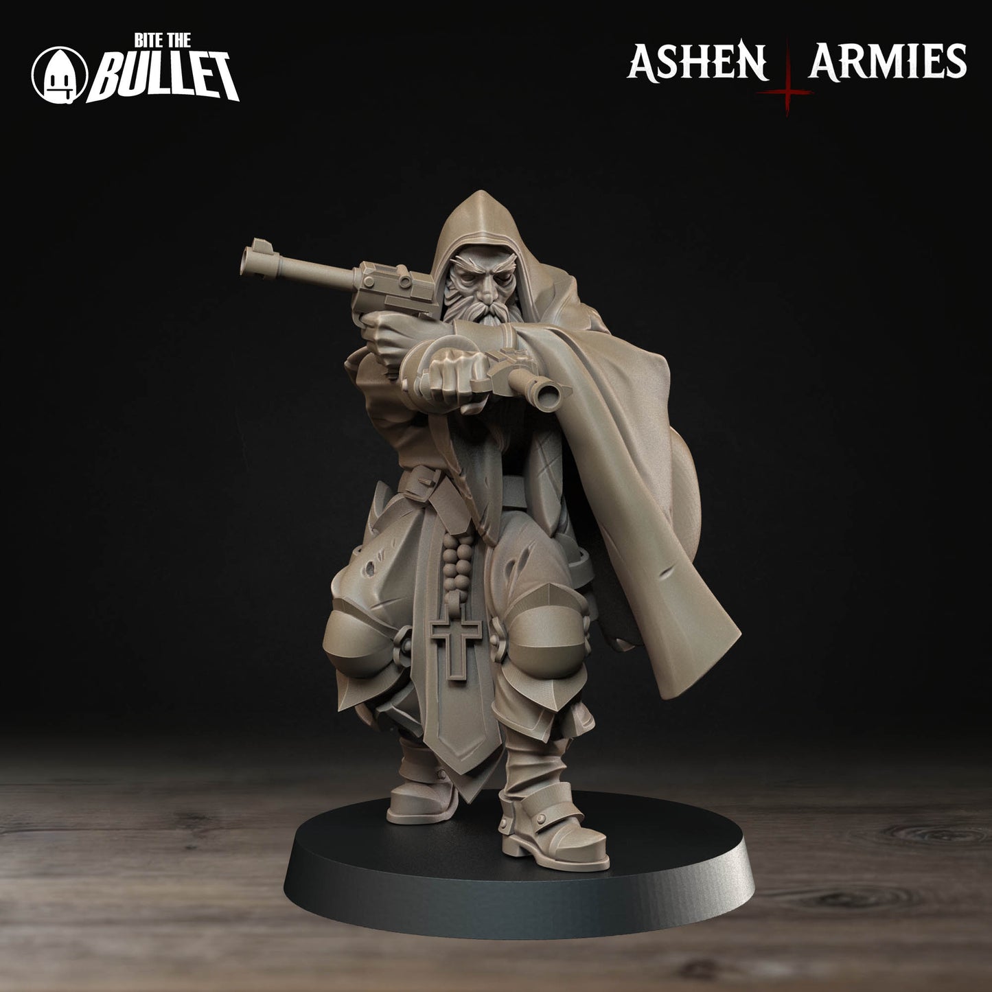 Ashen Armies: Sanctified Legion - Sniper Priest, Pistol