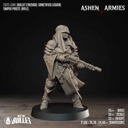 Ashen Armies: Sanctified Legion - Sniper Priest, Rifle