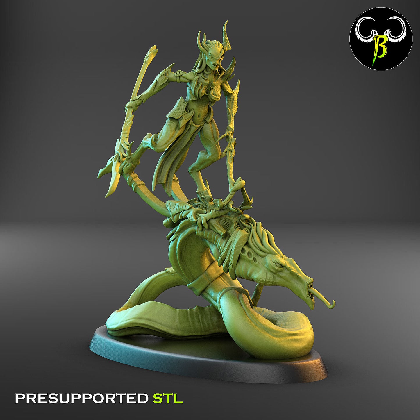 Female Soul Reaver - Mounted - Full Pack