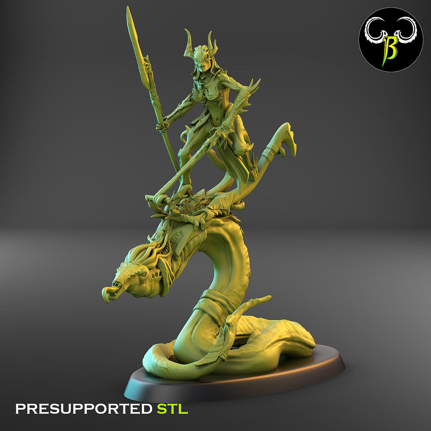 Female Soul Reaver - Mounted - Full Pack