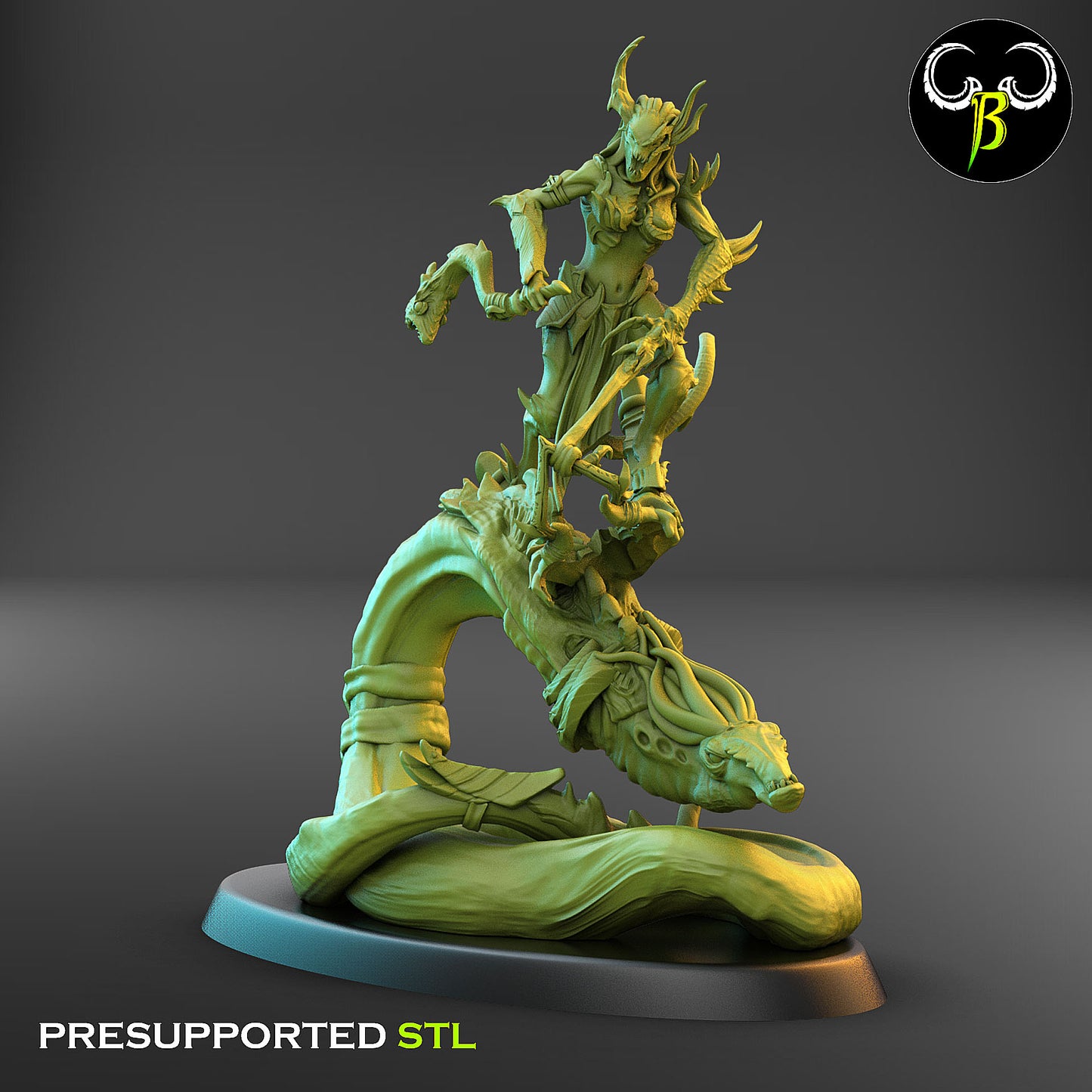 Female Soul Reaver - Mounted - Full Pack