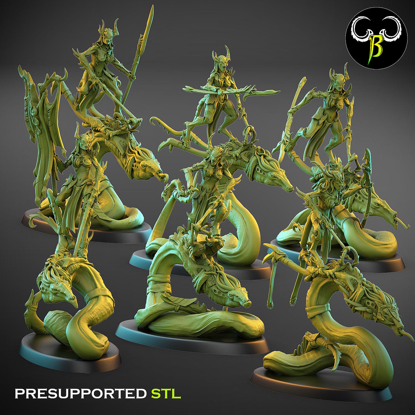 Female Soul Reaver - Mounted - Full Pack