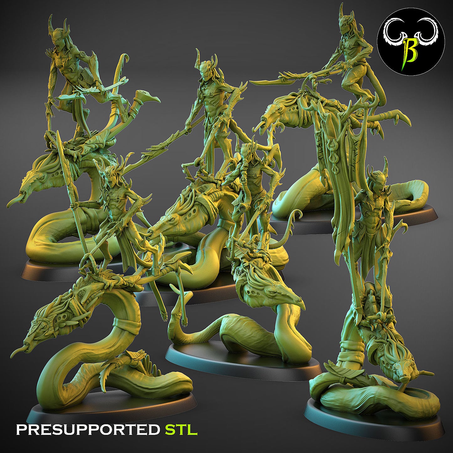 Male Soul Reaver - Mounted - Full Pack