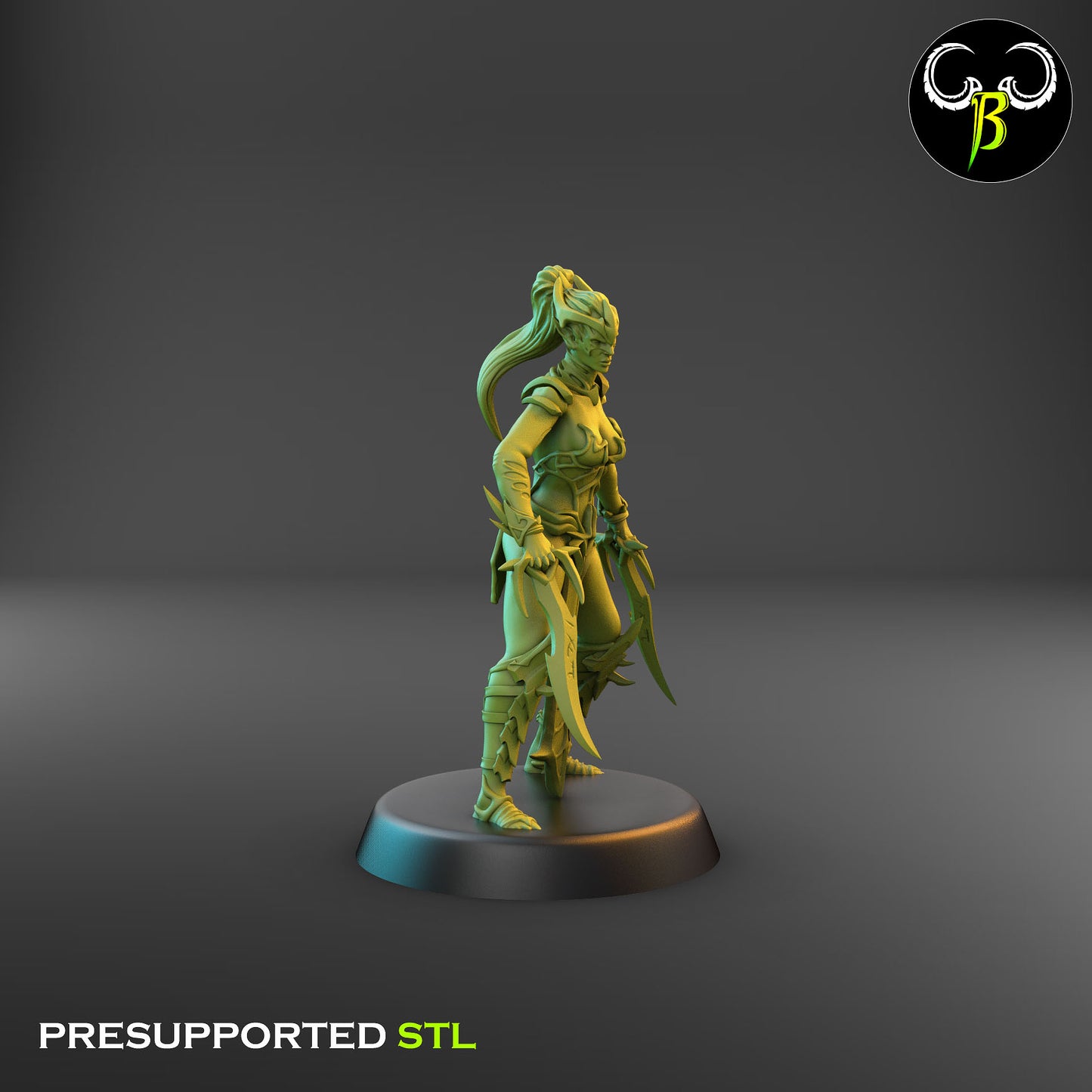 Dark Elf Female Cultist of the Web 3