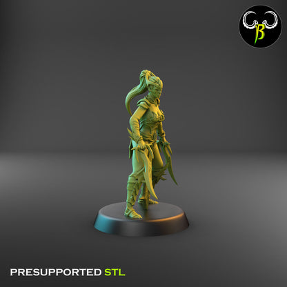 Dark Elf Female Cultist of the Web Bundle