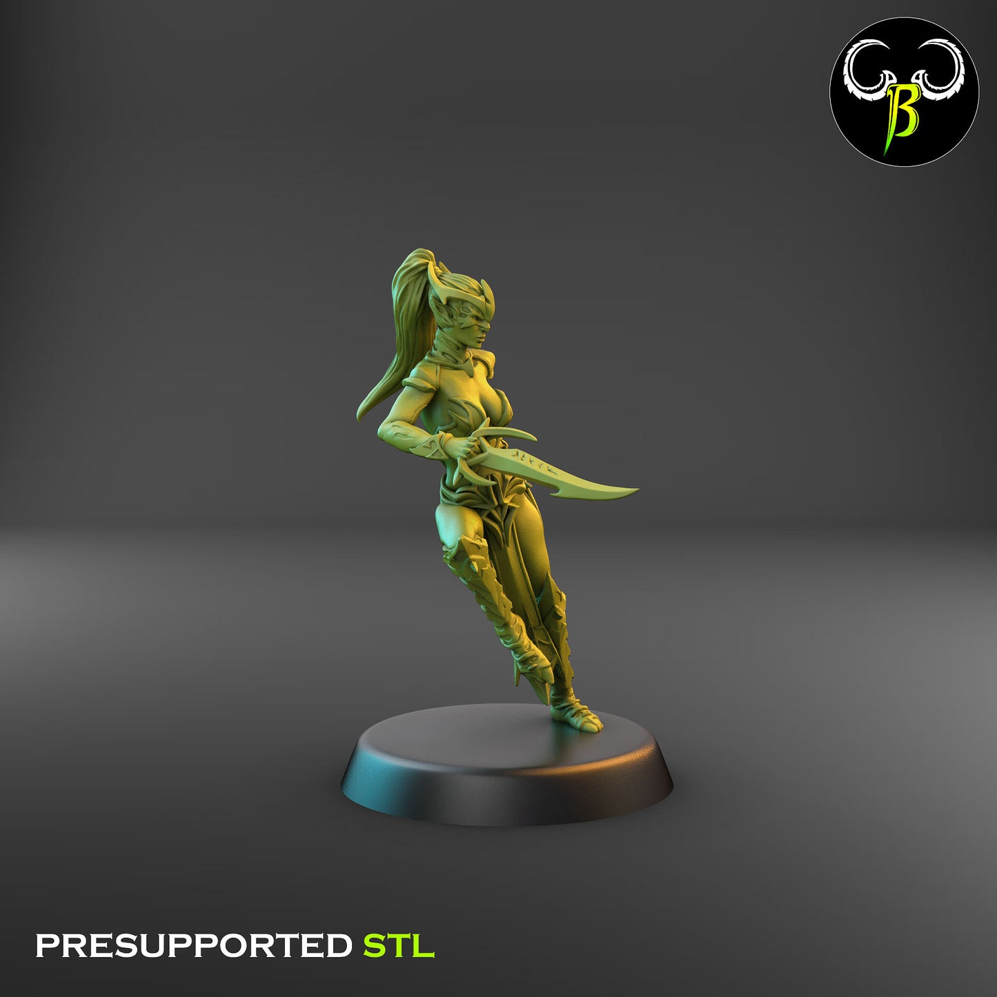Dark Elf Female Cultist of the Web Bundle