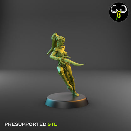 Dark Elf Female Cultist of the Web Bundle