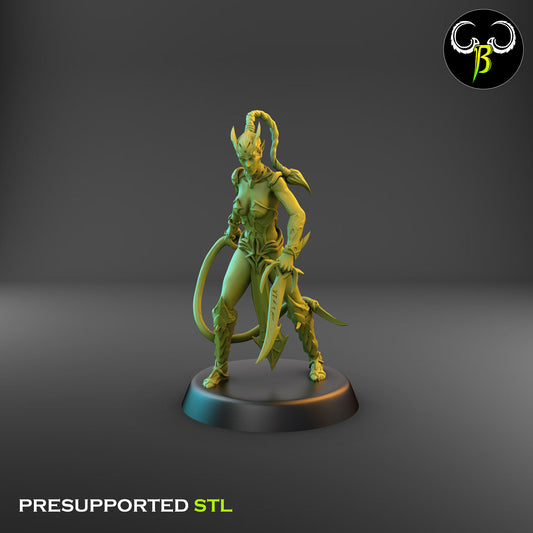 Dark Elf Female Whip Cultist of the Web 2