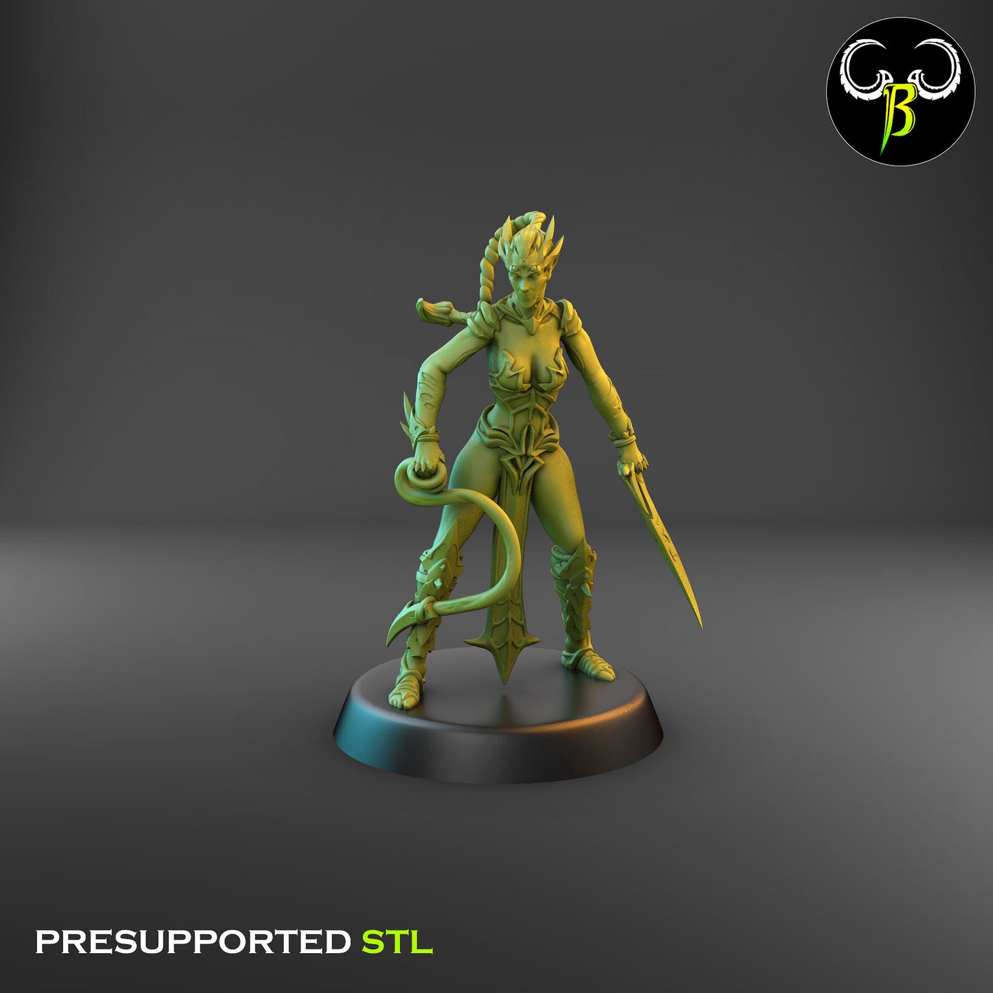 Dark Elf Female Whip Cultist of the Web 3